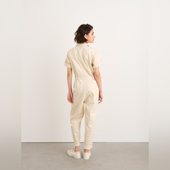 ALEX MILL STANDARD SHORT-SLEEVE JUMPSUIT - Picture 3 of 11
